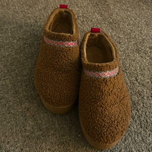 TALULAH | Teddy Tazza Platform Slides | Chestnut - Picture 6 of 6